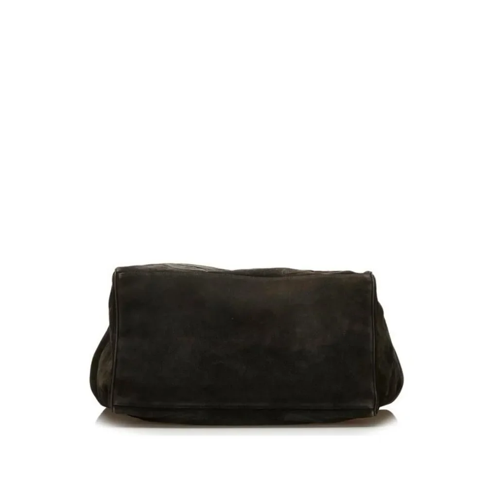 Chanel Triple Coco Mark Fringe Shoulder Bag Tote Bag Black - Picture 4 of 7